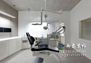 [雨露装饰]100米的牙科诊所如何设计？