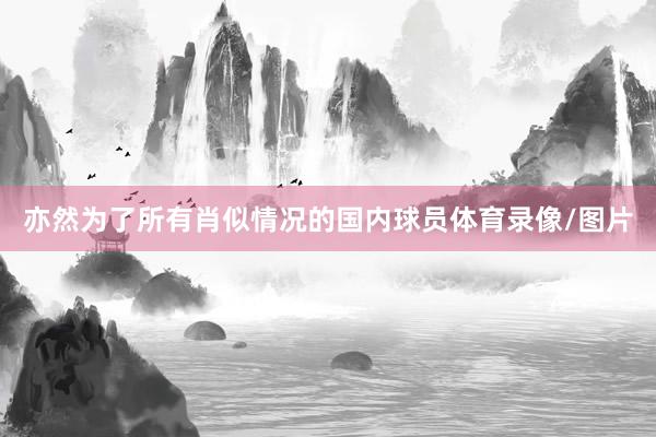 亦然为了所有肖似情况的国内球员体育录像/图片