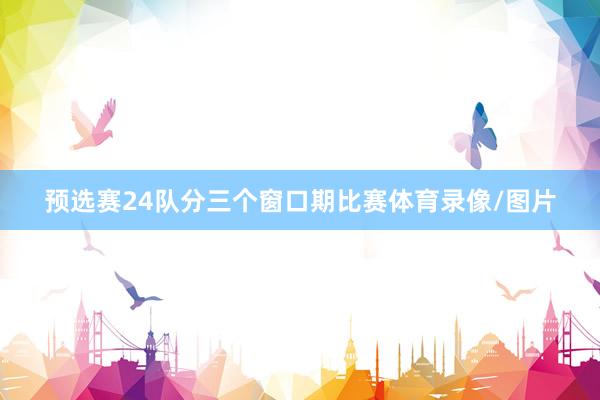 预选赛24队分三个窗口期比赛体育录像/图片
