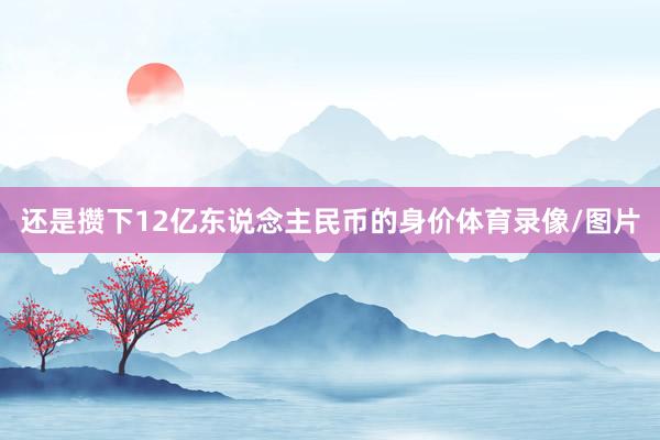 还是攒下12亿东说念主民币的身价体育录像/图片