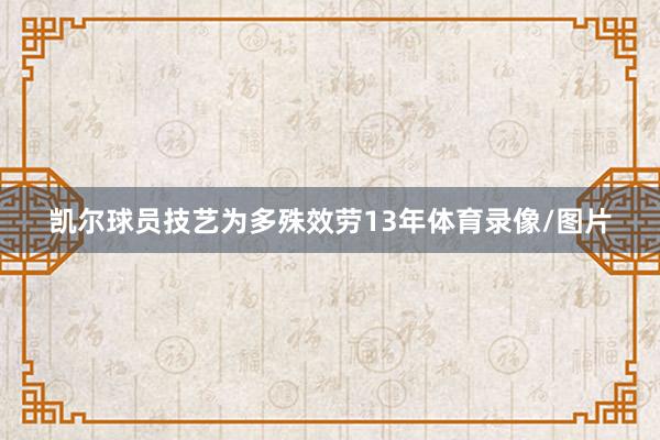 凯尔球员技艺为多殊效劳13年体育录像/图片