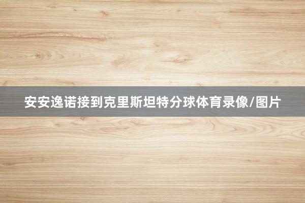 安安逸诺接到克里斯坦特分球体育录像/图片