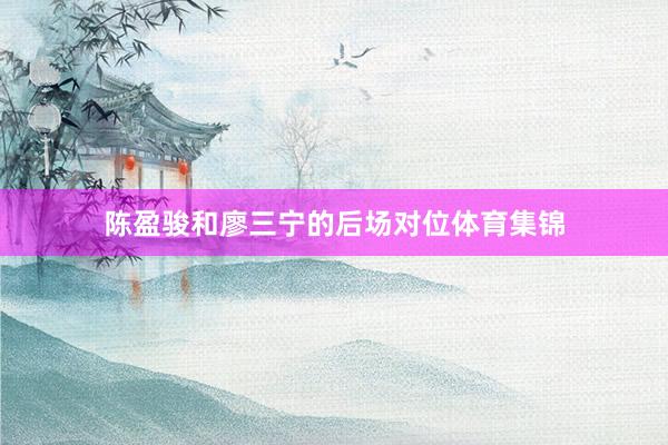 陈盈骏和廖三宁的后场对位体育集锦