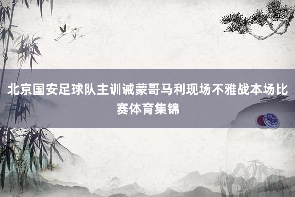 北京国安足球队主训诫蒙哥马利现场不雅战本场比赛体育集锦